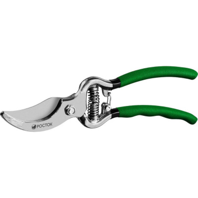 PC-15 Секатор цельнокованый, плоскостной, 200 мм, РОСТОК {423005_z01}