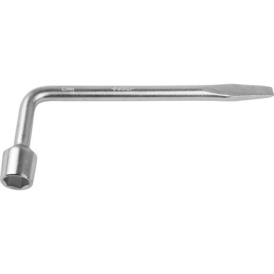 Ключ баллонный ЗУБР "Мастер" L-образный, с монтажной лопаткой, 22мм {2753-22_z02}