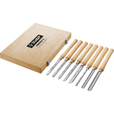 ЗУБР  УМЕЛЕЦ-8 8шт, Р6М5, Набор ручных резцов по дереву  {18374}