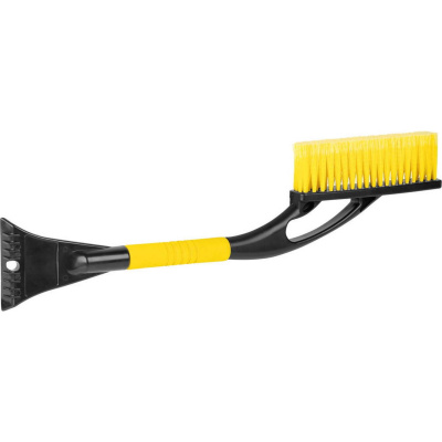 Щетка-сметка автомобильная STAYER "MASTER" для снега, со скребком, 605мм {61045_z01}