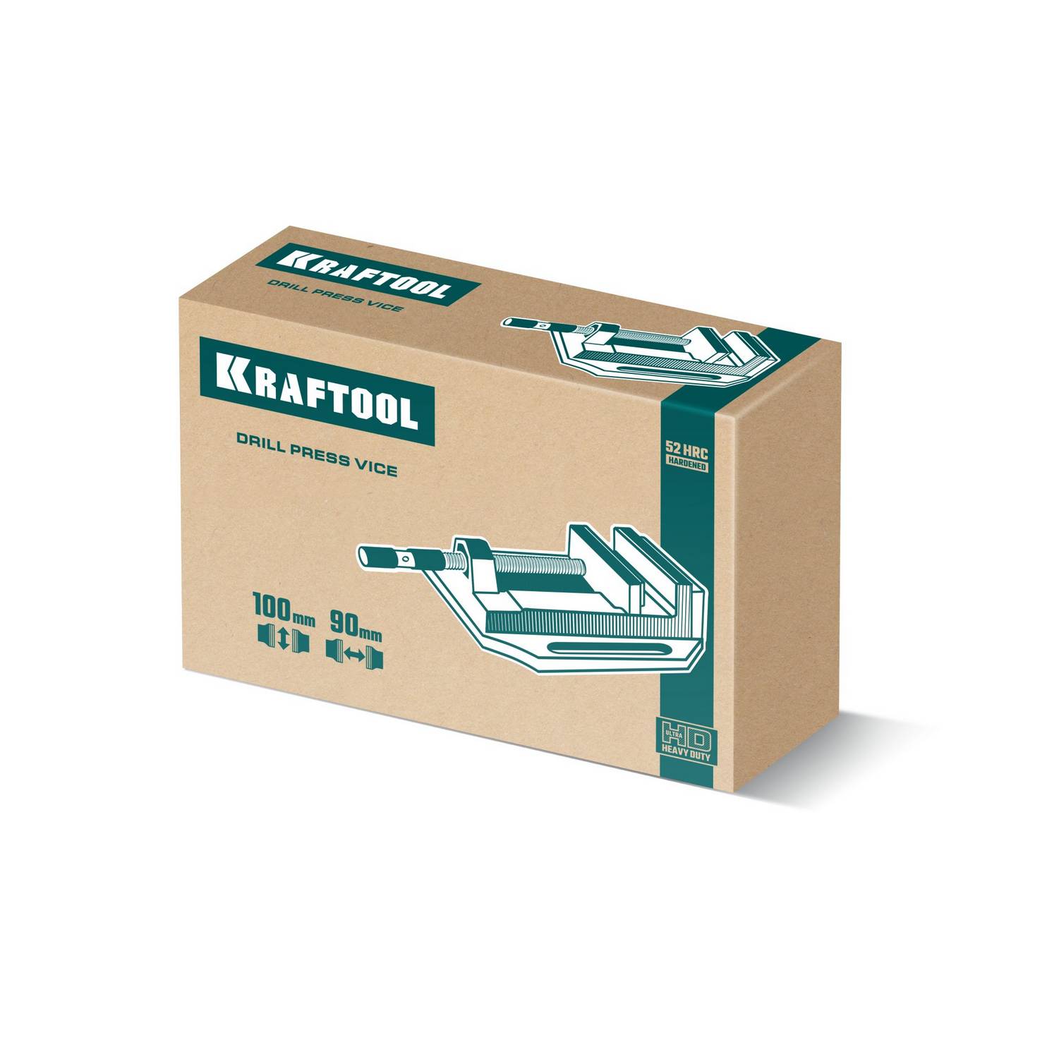 KRAFTOOL  DPV-100, 100 мм, станочные сверлильные тиски  (32722-100)