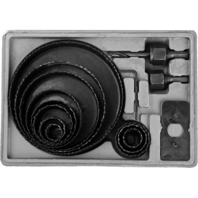 STAYER Maxcut 12 шт, набор кольцевых коронок по дереву 19-127мм {29600-H15}