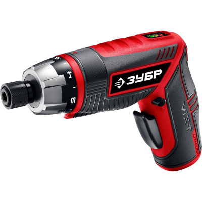 ЗУБР ViX-T отвертка-трансформер аккумуляторная 3.6 В, в кейсе с 10 битами {ЗО-ЕМ-3.6 Ли}