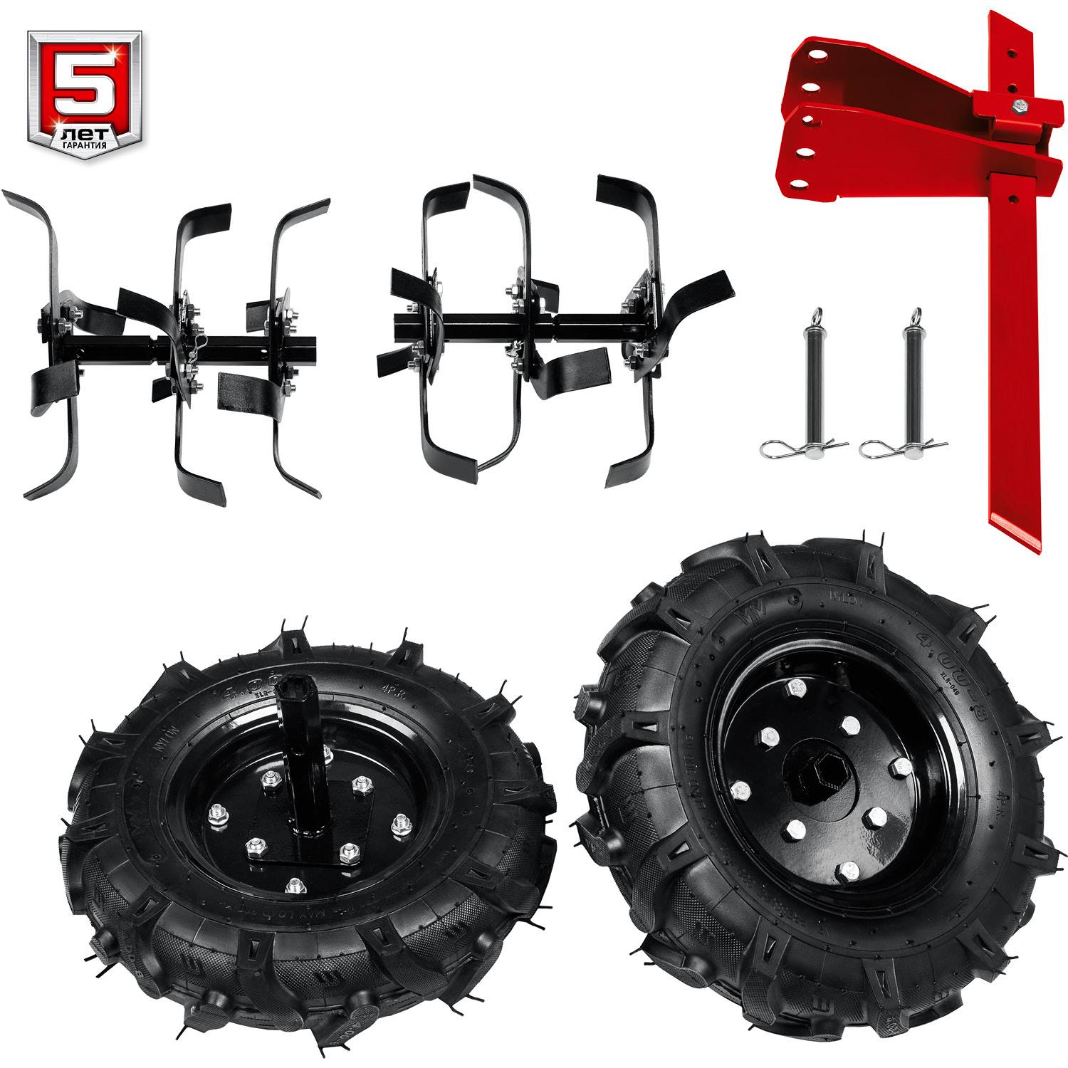 ЗУБР МТШ-500 мотоблок бензиновый с ВОМ, 212 см3 {МТШ-500}