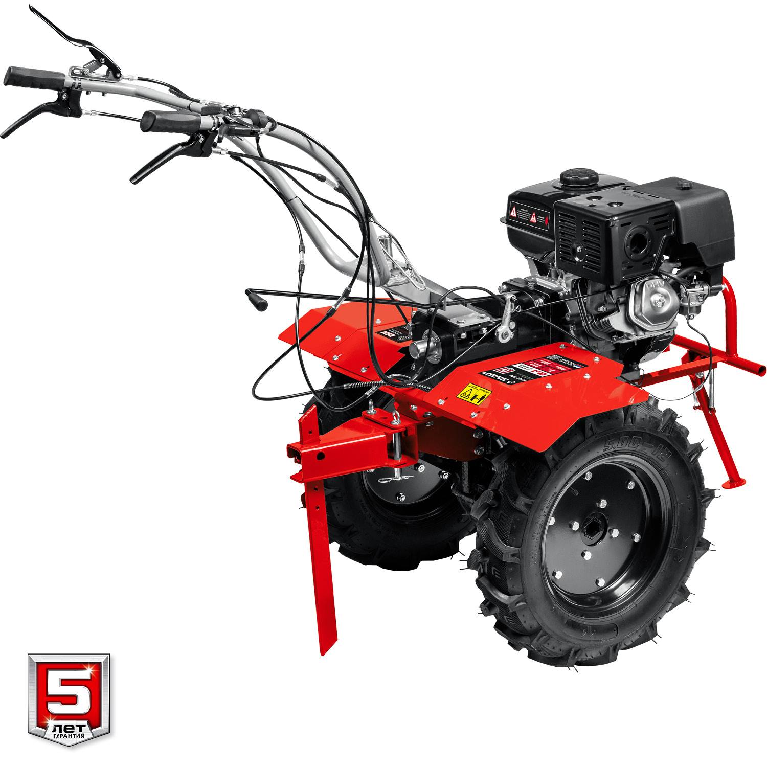 ЗУБР МТШ-700 мотоблок бензиновый с ВОМ, 389 см3 {МТШ-700}