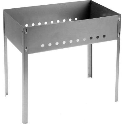 Мангал GRINDA "BARBECUE", толщина 0,8мм, в коробке, 500х300х500мм {427782}