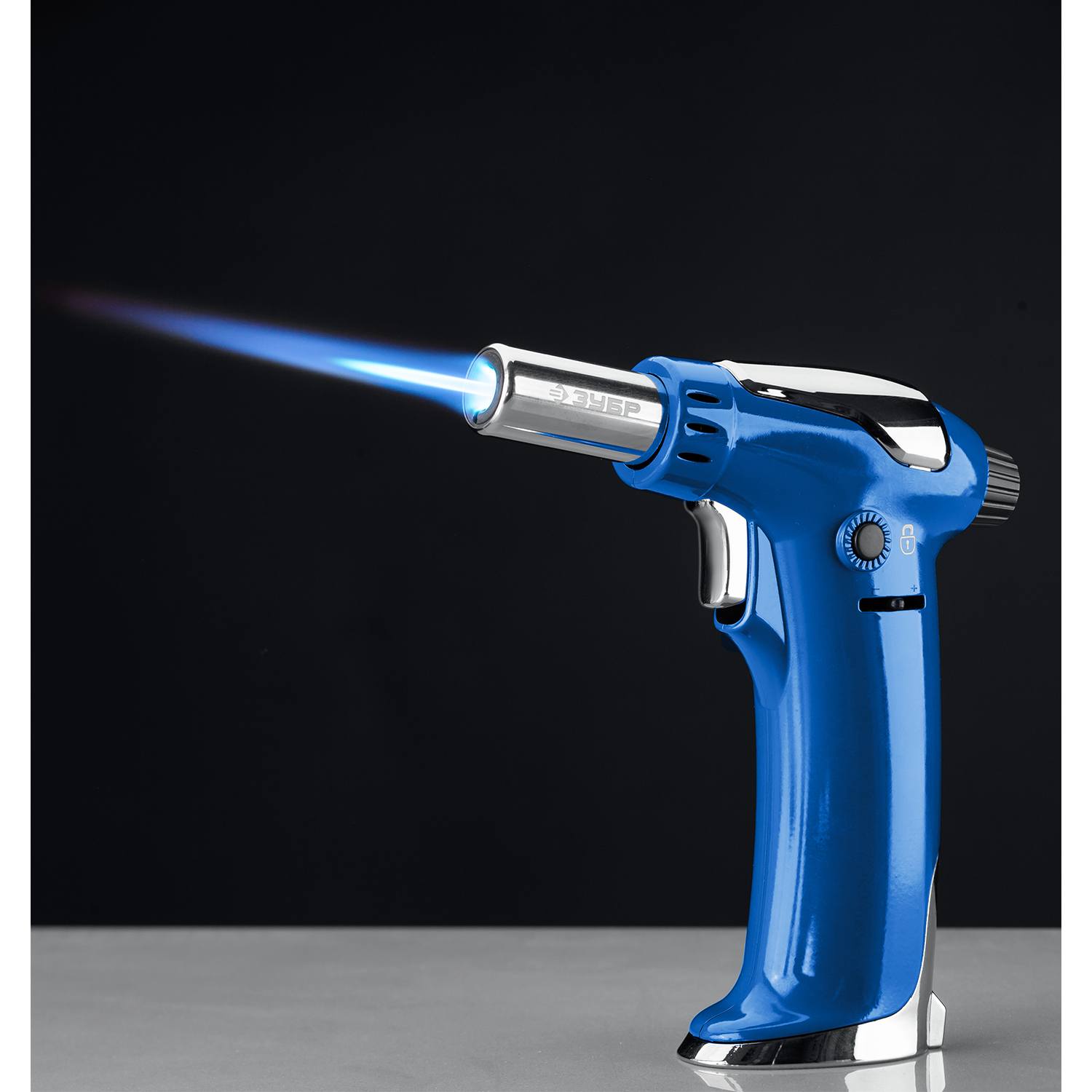 Газовая горелка ЗУБР АГ-17 автономная с пьезоподжигом, 1300°С, Профессионал {55518}