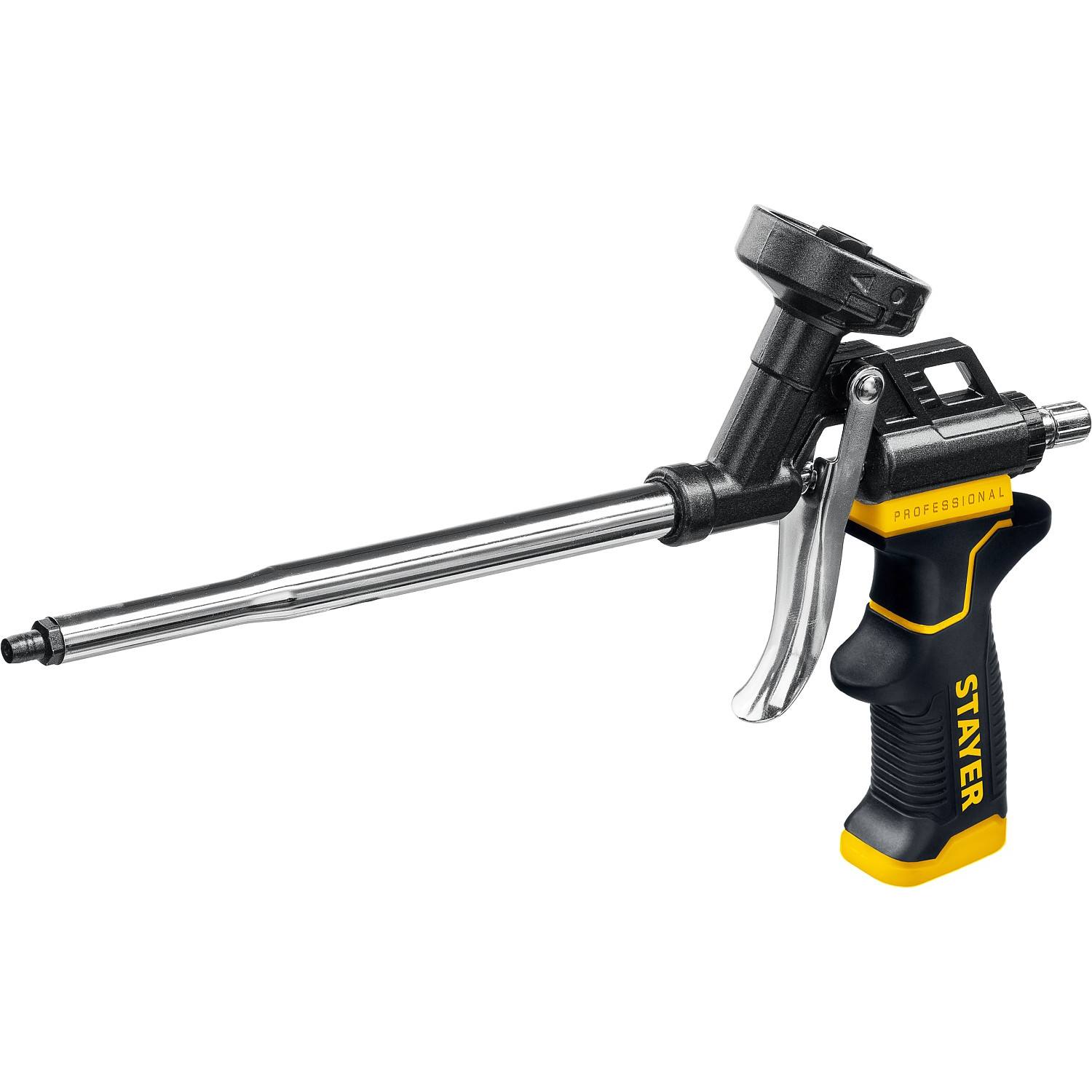 STAYER HERCULES профессиональный пистолет для монтажной пены, с тефлоновым покрытием корпуса и сопла {06861_z03}