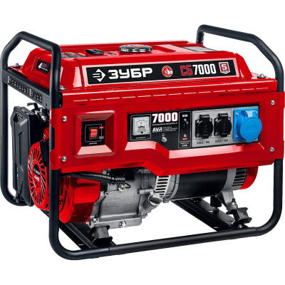 СБ-7000 бензиновый генератор, 7000 Вт, ЗУБР {СБ-7000}