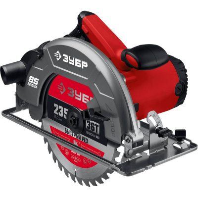 Пила дисковая, 90°-85 мм, диск 235 мм, 2200 Вт, ЗУБР {ПД-85}