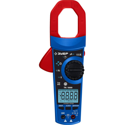 ЗУБР  ТК-1000 цифровые токовые клещи  {59824_z01}