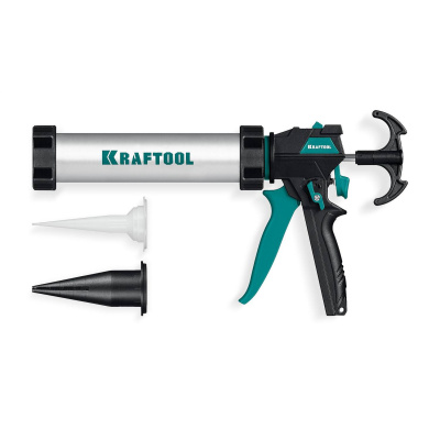 KRAFTOOL  ULTRA 310 мл, регулировка силы давления, вариативная антикапельная система, универсальный закрытый пистолет для герметика  (06677-31)