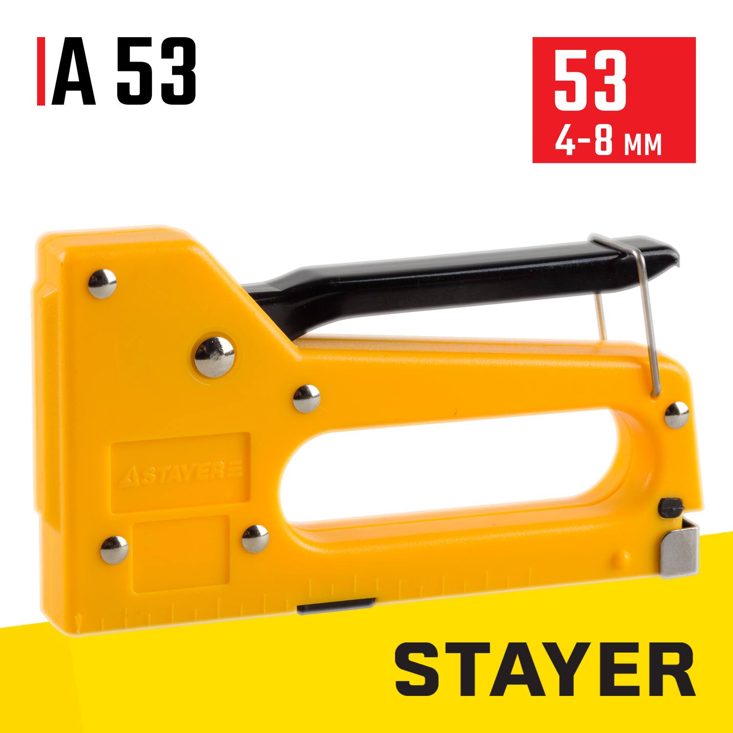 STAYER A-53 cтеплер пластиковый, тип 53 {3140_z01}