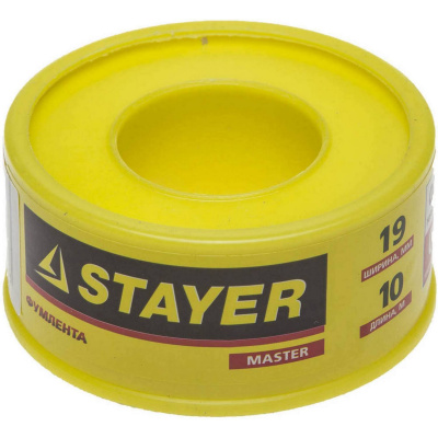 Фумлента STAYER "MASTER", плотность 0,40 г/см3, 0,075ммх19ммх10м {12360-19-040}