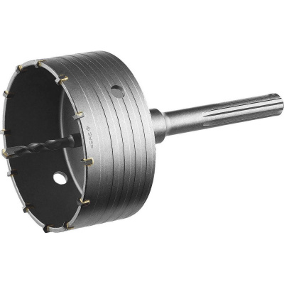 Коронка по бетону ЗУБР "Профессионал" с державкой SDS-Max, 125 мм {2918-125}