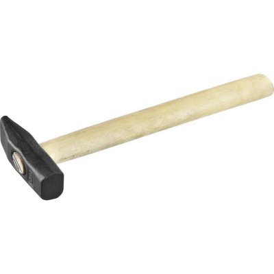 СИБИН 600 г молоток слесарный с деревянной рукояткой {20045-06}