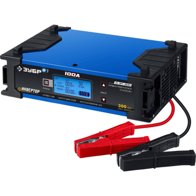 ЗУБР И-ЗП-400  инверторное зарядно-предпусковое устройство: 12/24 В, 100А, 5-30А. {59323}