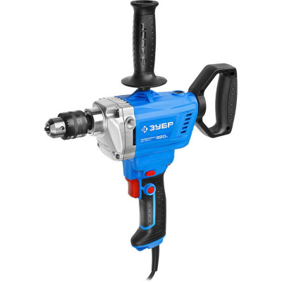 Дрель-миксер реверсивная, ЗУБР Профессионал ЗДМ-820 РМ, 50 Нм, патрон 13 мм, 0-650 об/мин, 820 Вт {ЗДМ-820 РМ}