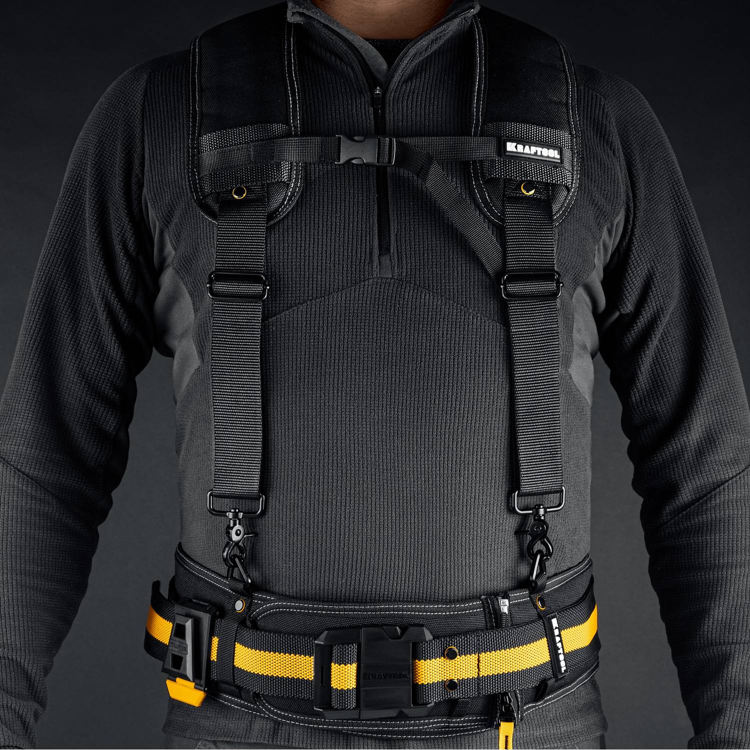 KRAFTOOL  KS-1 4 точки крепления, подтяжки регулируемые  {38765}