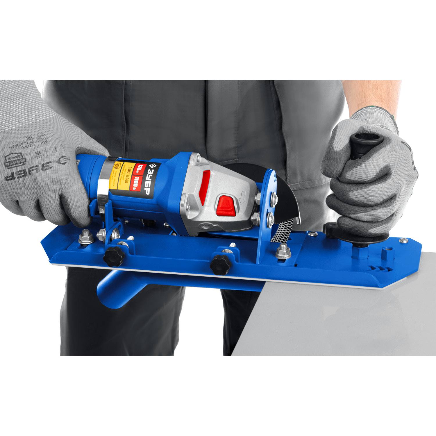 ЗУБР  заусовщик для плитки 45° под УШМ {33110}