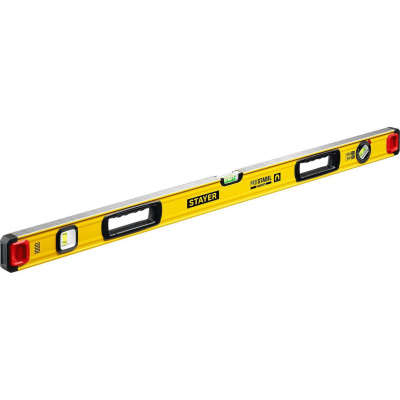 STAYER  PRO STABIL, 1000 мм, усиленный профиль, магнитный уровень с поворотным глазком, Professional (3480-100)