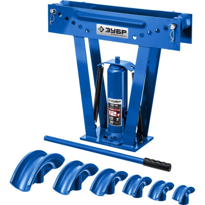 ЗУБР ТВГ-12 1/2-2" 12т трубогиб гидравлический вертикальный ручной, Профессионал {43078-12_z01}