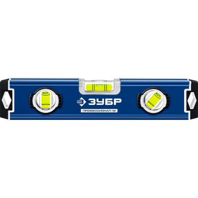 Компактный усиленный магнитный уровень ЗУБР 230 мм Профессионал-М {34581-023}