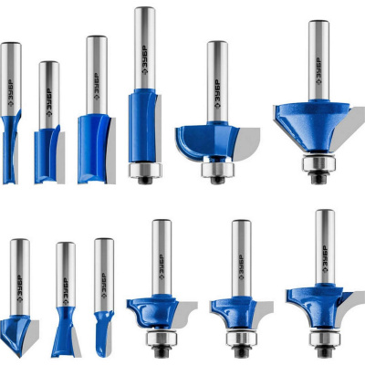 ЗУБР12шт, набор профильных фрез по дереву {28796-H12}