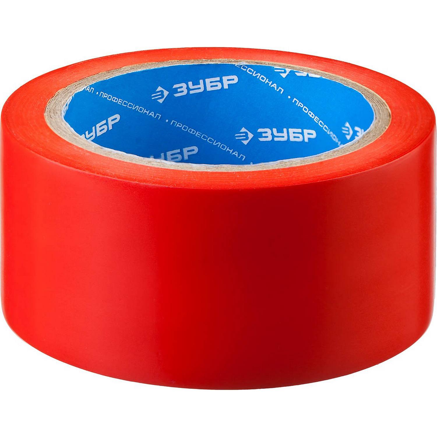 Разметочная клейкая лента, ЗУБР Профессионал 12244-50-25, цвет красный, 50мм х 25м {12244-50-25}