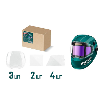 KRAFTOOL  набор защитных стёкол для маски сварщика PANZER мод.11061 {11061-SG}