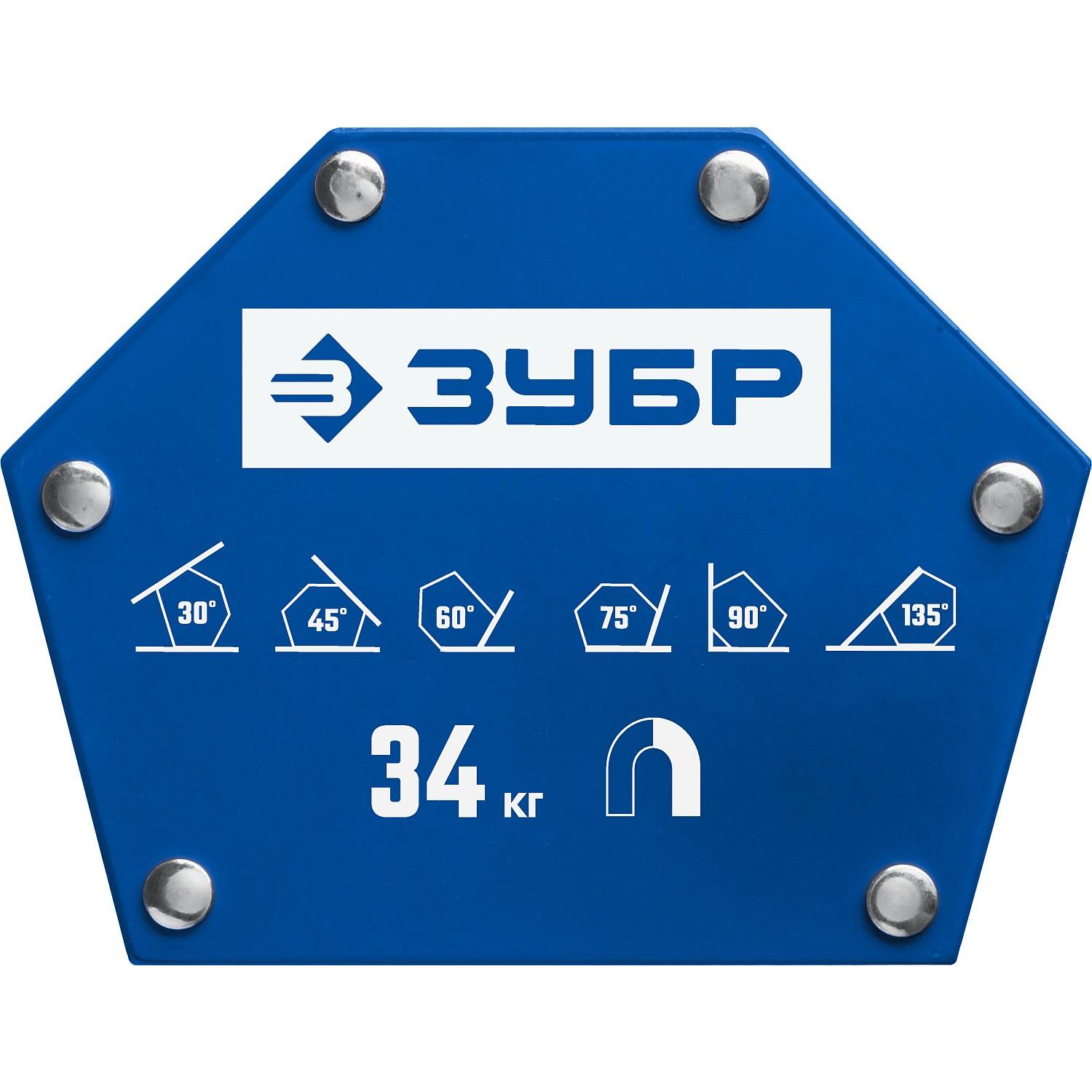 ЗУБР УМ-6  до 34 кг  угольник магнитный для сварочных работ {40055-34}
