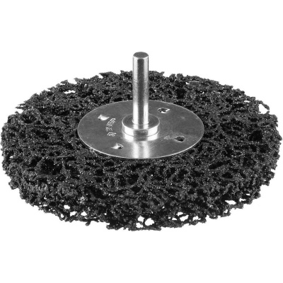 ЗУБР "Профессионал". Щетка дисковая для дрели, нейлоновая проволока с абразивным покрытием, с открытой агрессивной структурой, 50мм