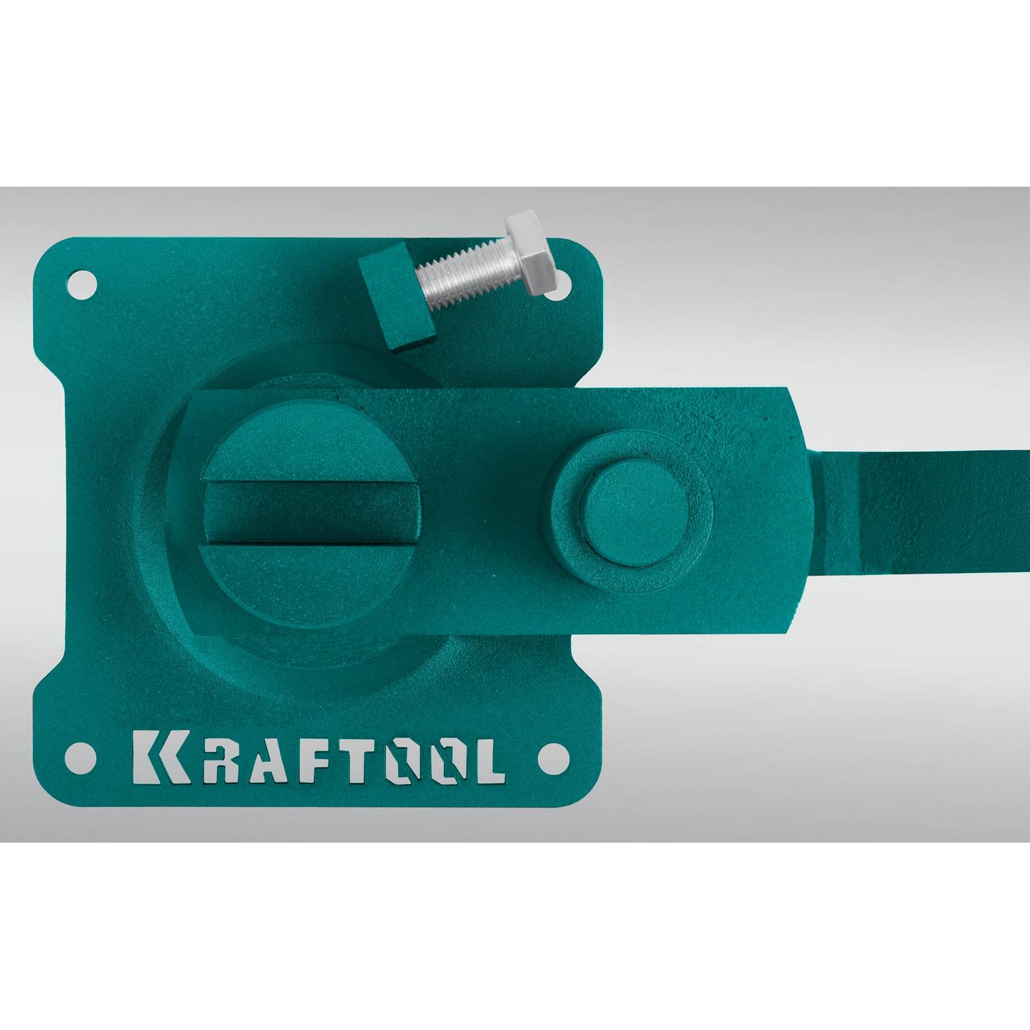 Ручной станок для гибки арматуры на подшипнике KRAFTOOL 10 E, острый гиб {23302}