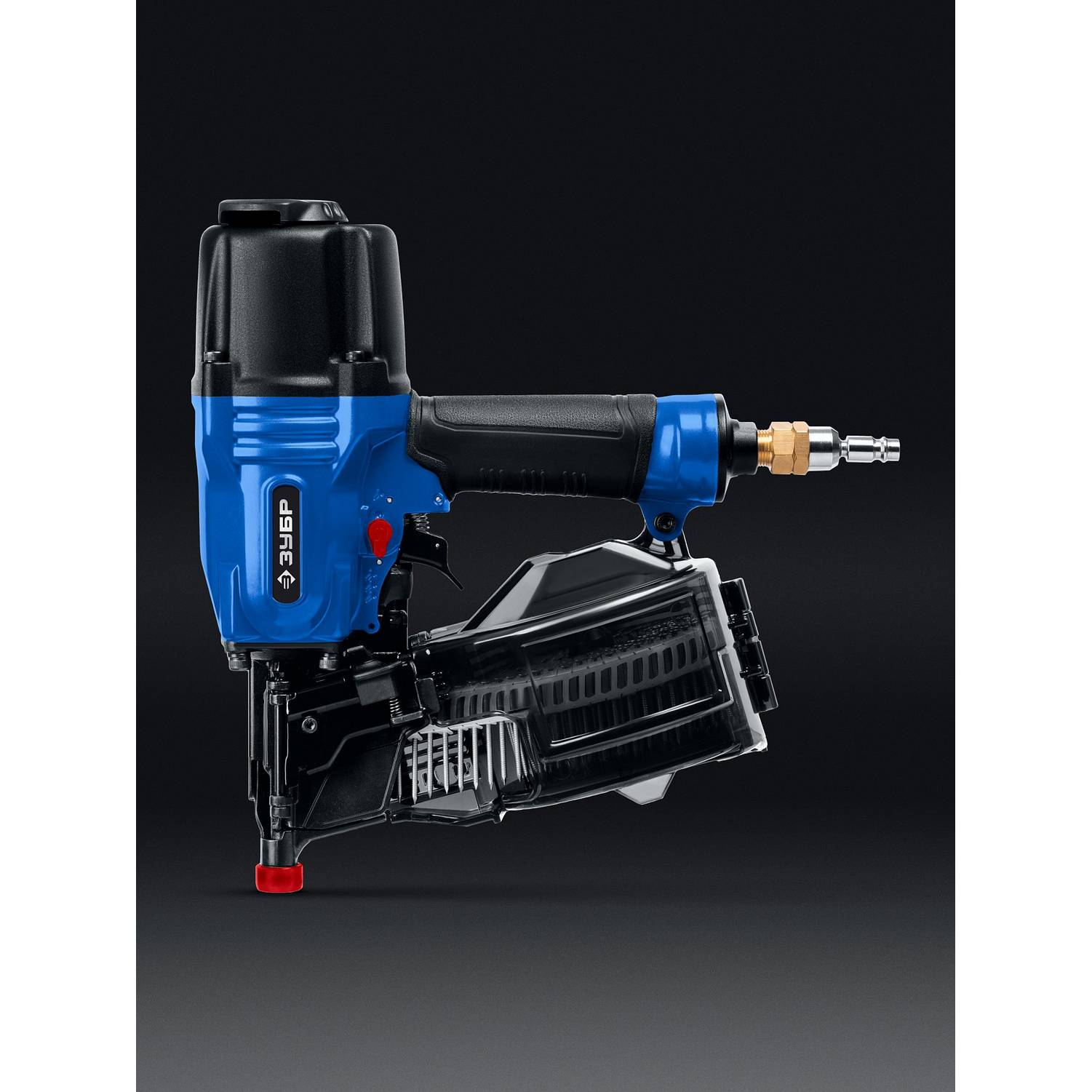 ЗУБР  CSN-65, пневматический обшивочный нейлер для барабанных гвоздей ЗУБР CSN , Профессионал  (31922)