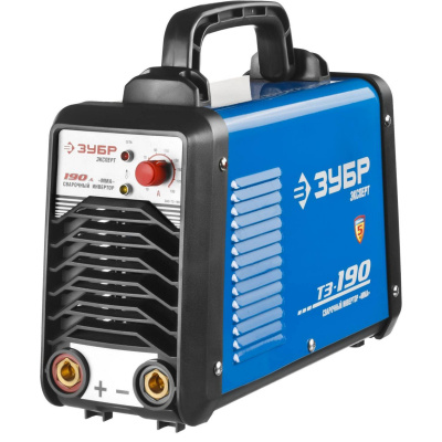 ЗУБР  ММА, 190 А, MMA/TIG LIFT, сварочный аппарат инверторный, макс. электрод O 4.0 мм, Профессионал (ЗАС-Т3-190)