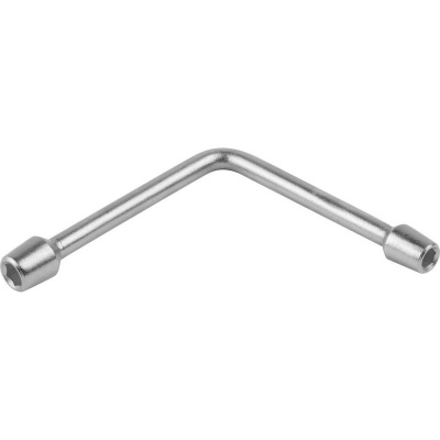 Ключ торцовый ЗУБР "Мастер" двухсторонний L-образный, 8х10мм {27569-08-10}