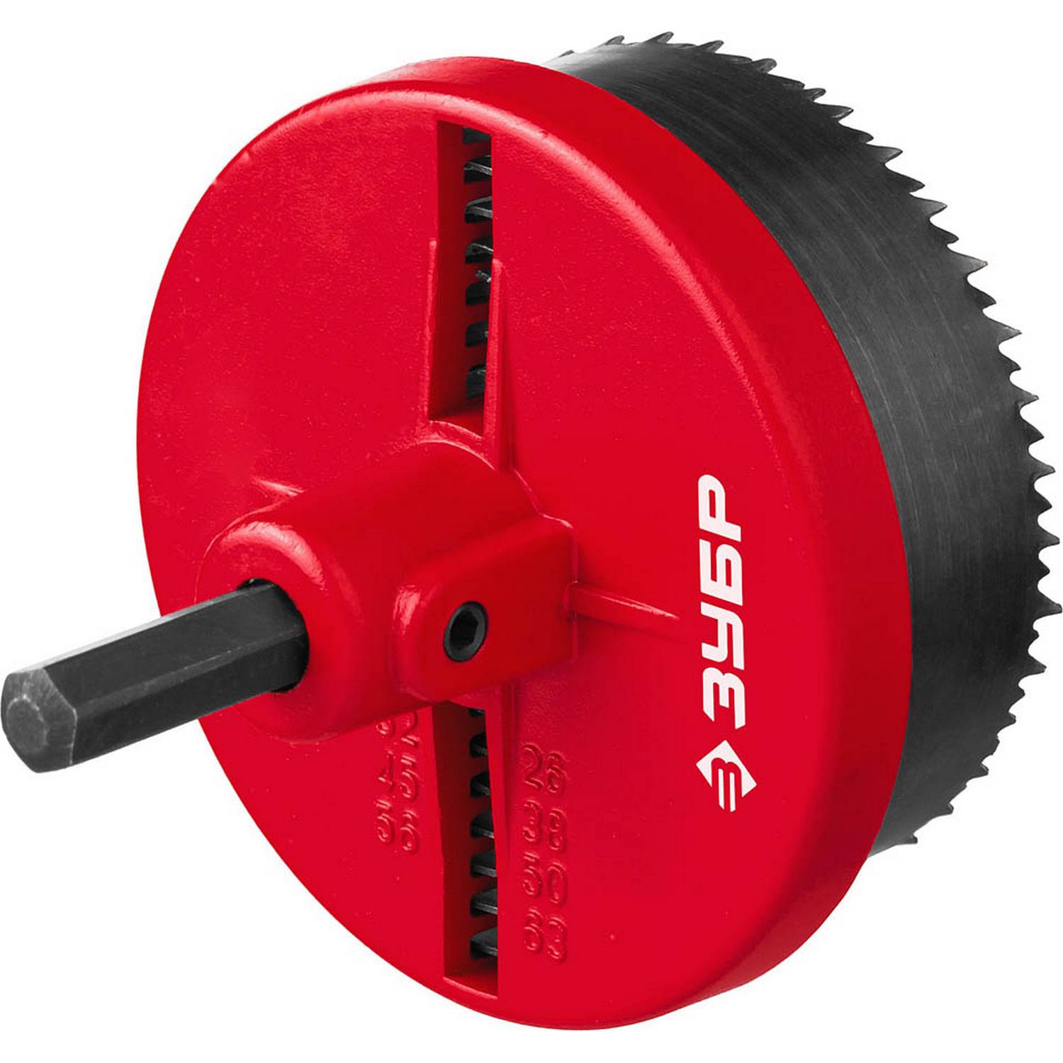 ЗУБР 7шт(26-63/18мм), пила сегментная наборная по дереву, 26-32-38-45-50-56-63х18 мм {29593-H7-18}