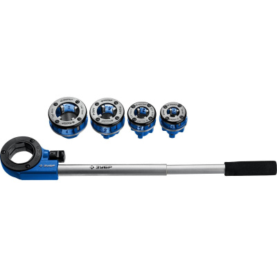 ЗУБР Набор клуппов №4 с трещоткой, серия Профессионал {28270-H4_z01}