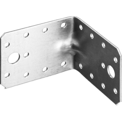 Уголок крепежный усиленный УКУ-2.0, 65х90х90 х 2мм, ЗУБР {310116-65-090}