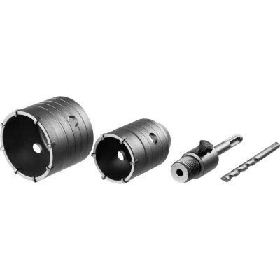 Набор коронок по бетону с оснасткой, d = 50, 68 мм, кейс, ЗУБР Мастер 29211-H2 {29211-H2}