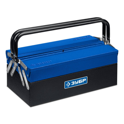 ЗУБР  ЯРУС-3/17, 430 х 210 х 155 мм, (17"), Металлический раздвижной ящик для инструментов, Профессионал  {38355-17}