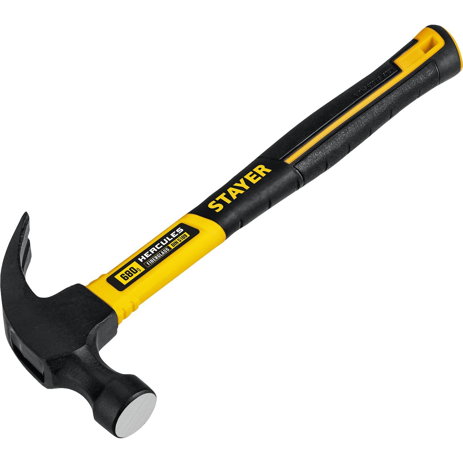 STAYER  Fiberglass, 680 г, с фиберглассовой рукояткой, столярный молоток-гвоздодёр, Professional (2026_z02)