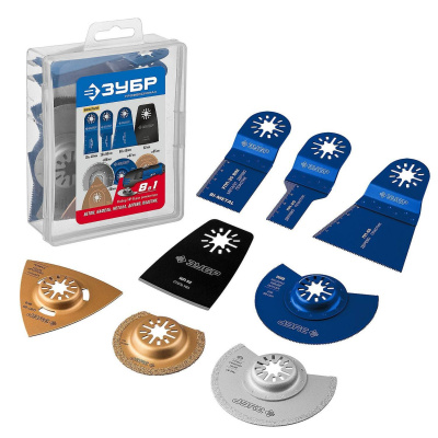 Набор насадок для реноватора, 8 предм., ЗУБР Профессионал, НР-8 {15575}