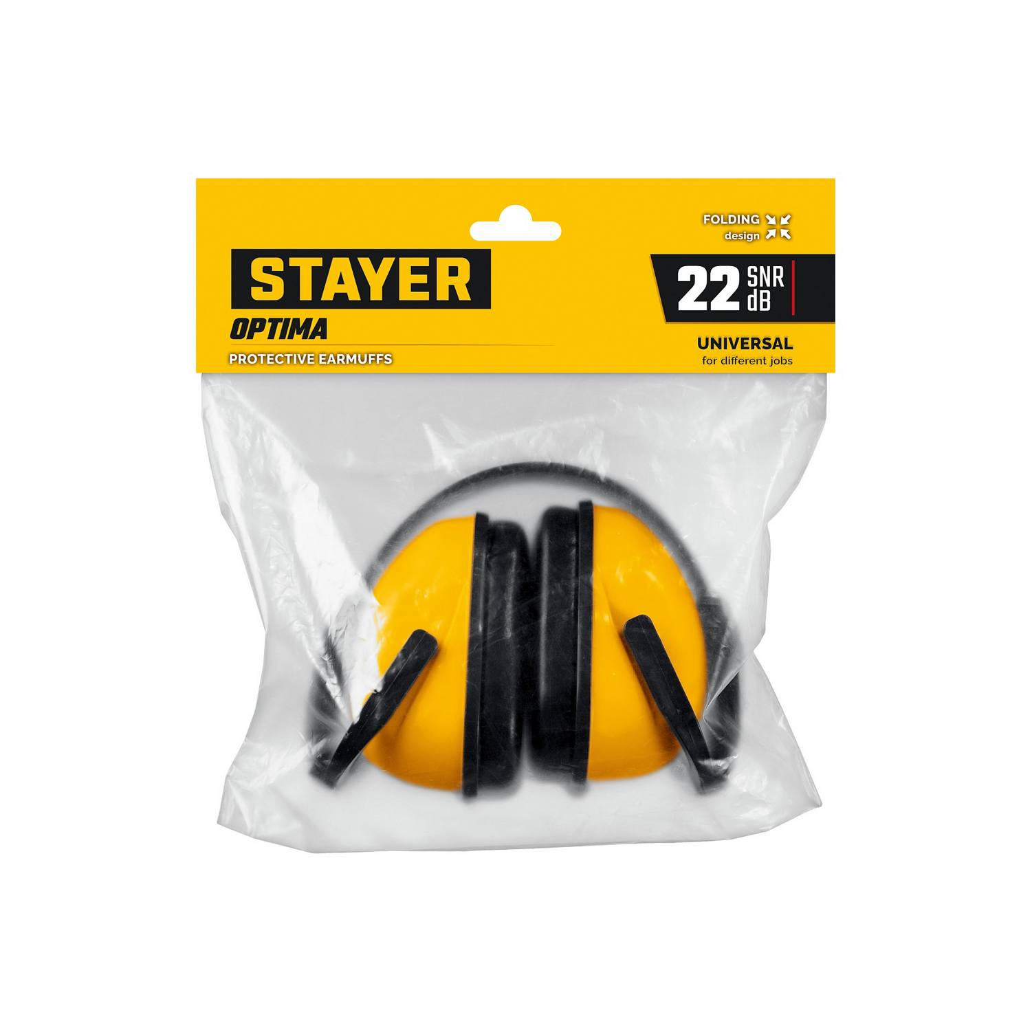 STAYER  OPTIMA, защита до 102 дБ, защитные наушники {11181}