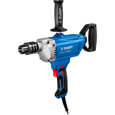 Дрель-миксер реверсивная, ЗУБР Профессионал ЗДМ-1200 РММ2, 160 Нм, патрон 16 мм, 0-850 об/мин, 1200 Вт