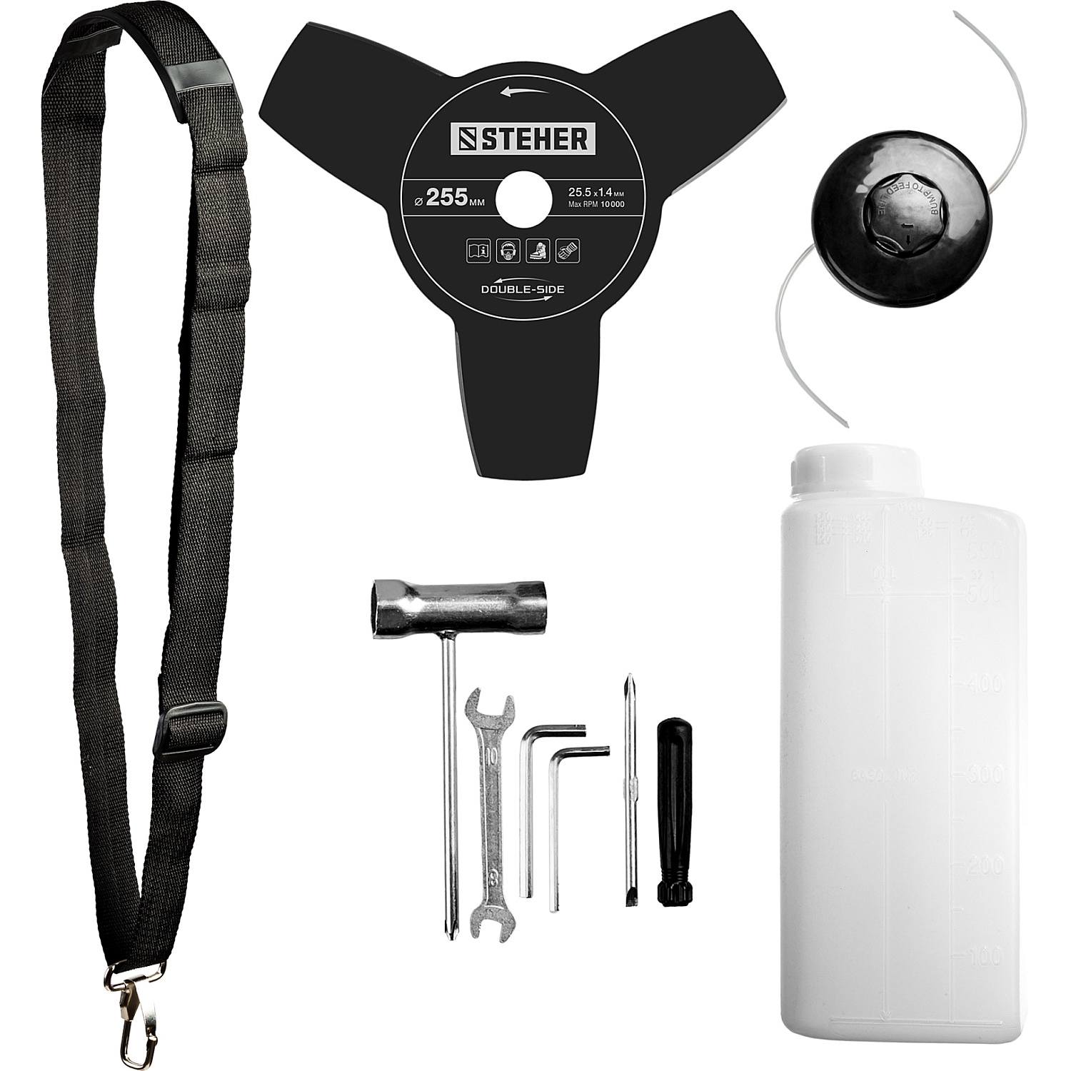 STEHER BT-1300 бензокоса, 1.3 кВт / 1.7 л.с., 43 см3 {BT-1300}