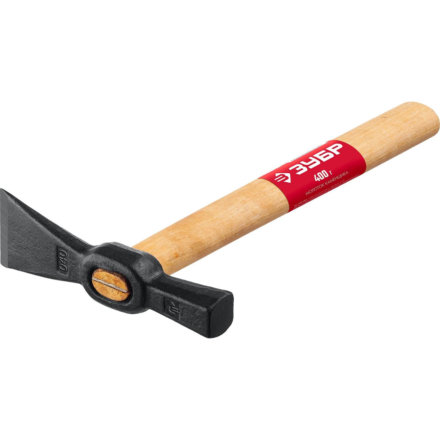400 г молоток каменщика с деревянной рукояткой, ЗУБР {2015-04_z02}