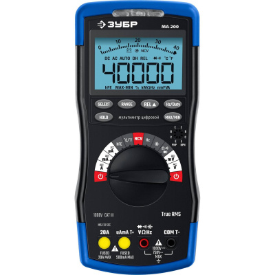 ЗУБР МА-200 мультиметр цифровой {59803}