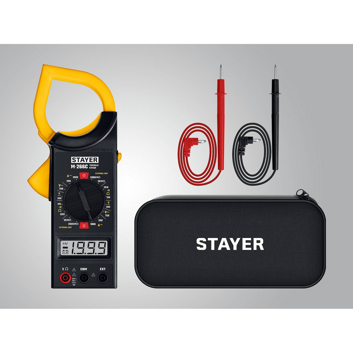 STAYER  M266C  Цифровые токовые клещи  {59820_z01}