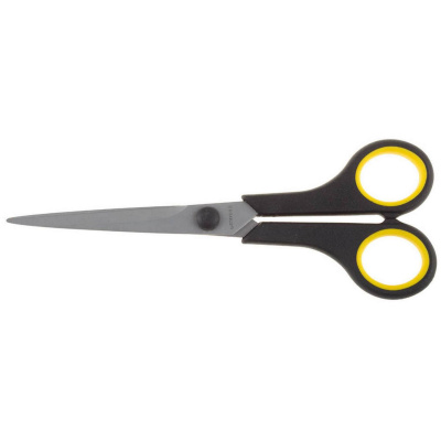 Ножницы STAYER "MASTER" хозяйственные, двухкомпонентные ручки, 175мм {40465-18}